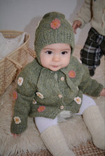 BABY CARDIGAN, FLOWERS - KOKORI Kids